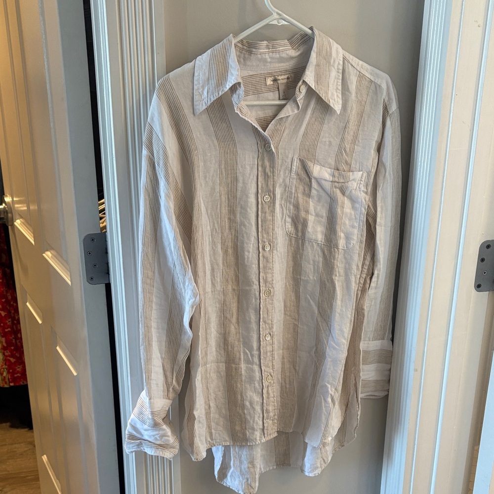 Banana Republic The Oversized Linen Shirt